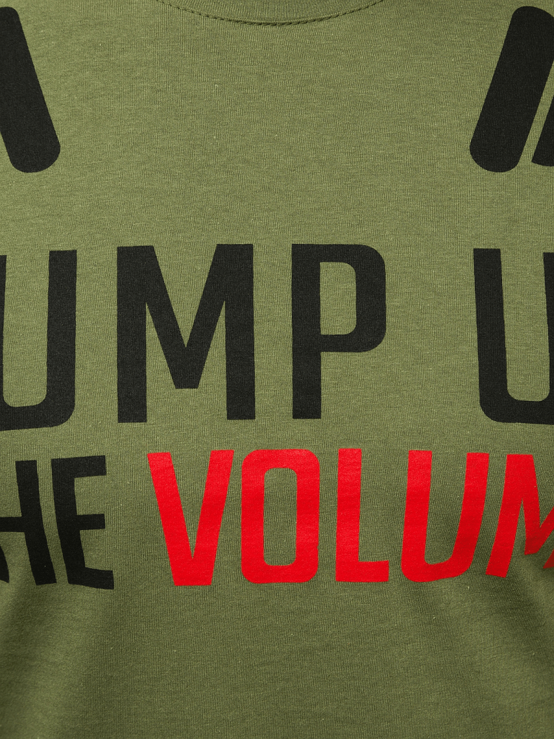 T-Shirt męski z nadrukiem zielony OZONEE O/1171