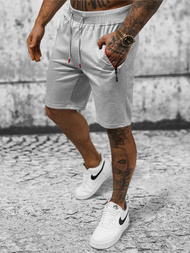 Spodenki dresowe męskie szare OZONEE JS/8K297