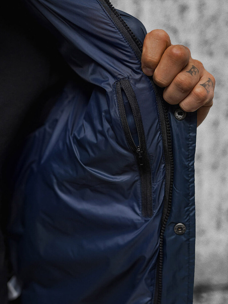 Куртка чоловіча tемно-cиня OZONEE JS/5M3102/215