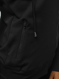 Жіночий спортивний костюм з двох частин Чорний OZONEE JS/YW06006/1/11