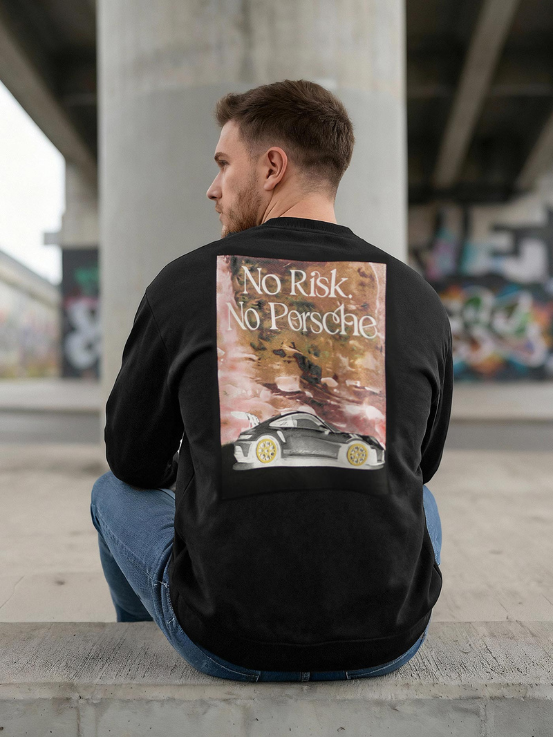 Чоловічий світшот чорний OZONEE JS/65B3918/3Z