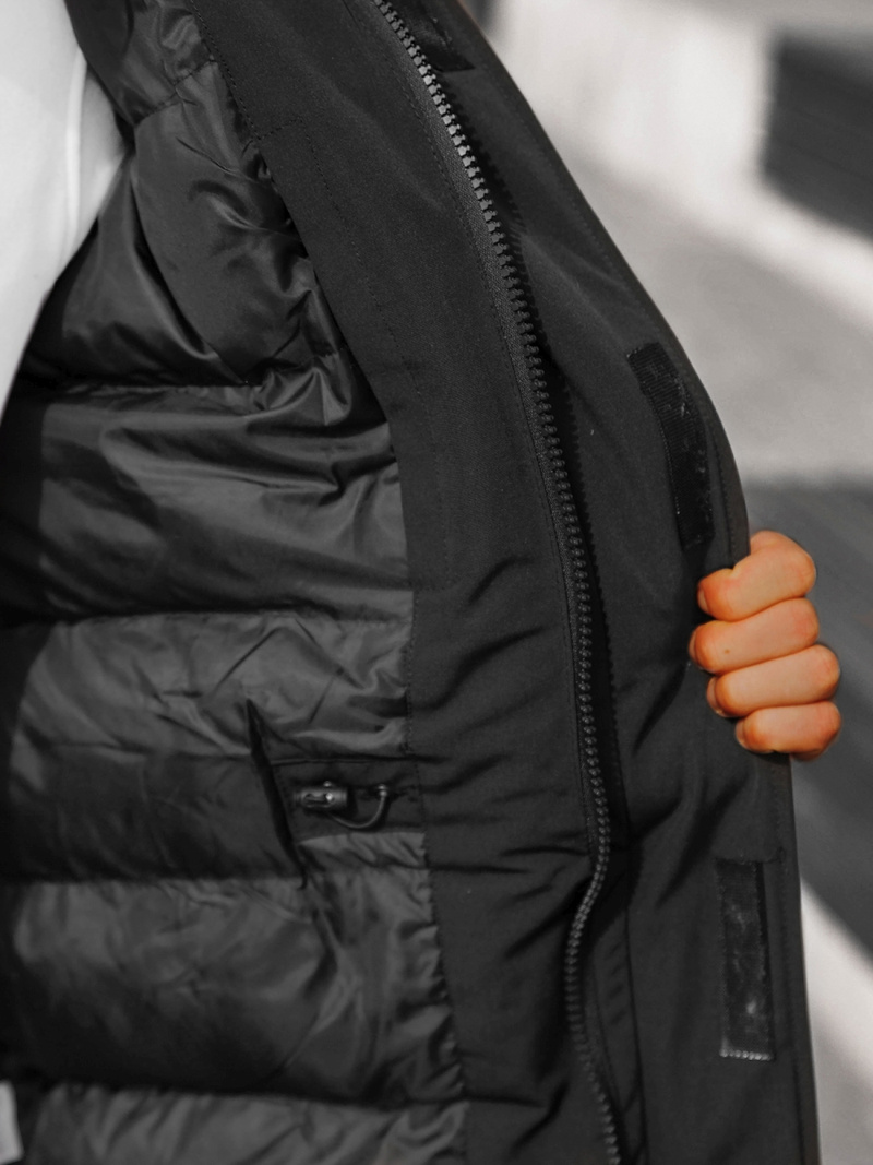 Куртка чоловіча Чорна OZONEE JB/JP1173/1Z