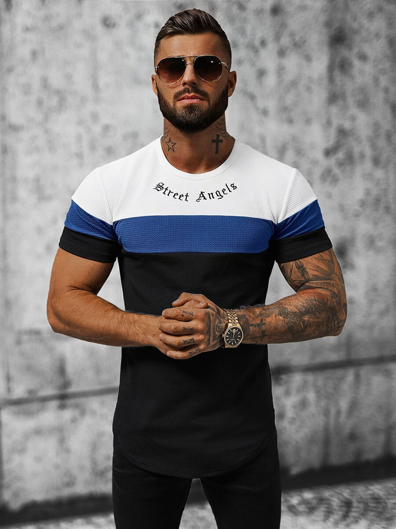 Футболка чоловіча Чорна OZONEE O/P1163