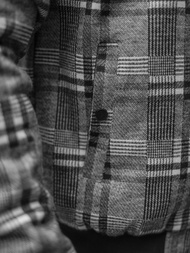 Kurtka męska bomberka szara OZONEE O/3A58