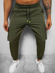 Spodnie męskie chino jogger khaki OZONEE O/CP150