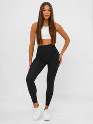 Legginsy damskie czarne OZONEE JS/17K580/3