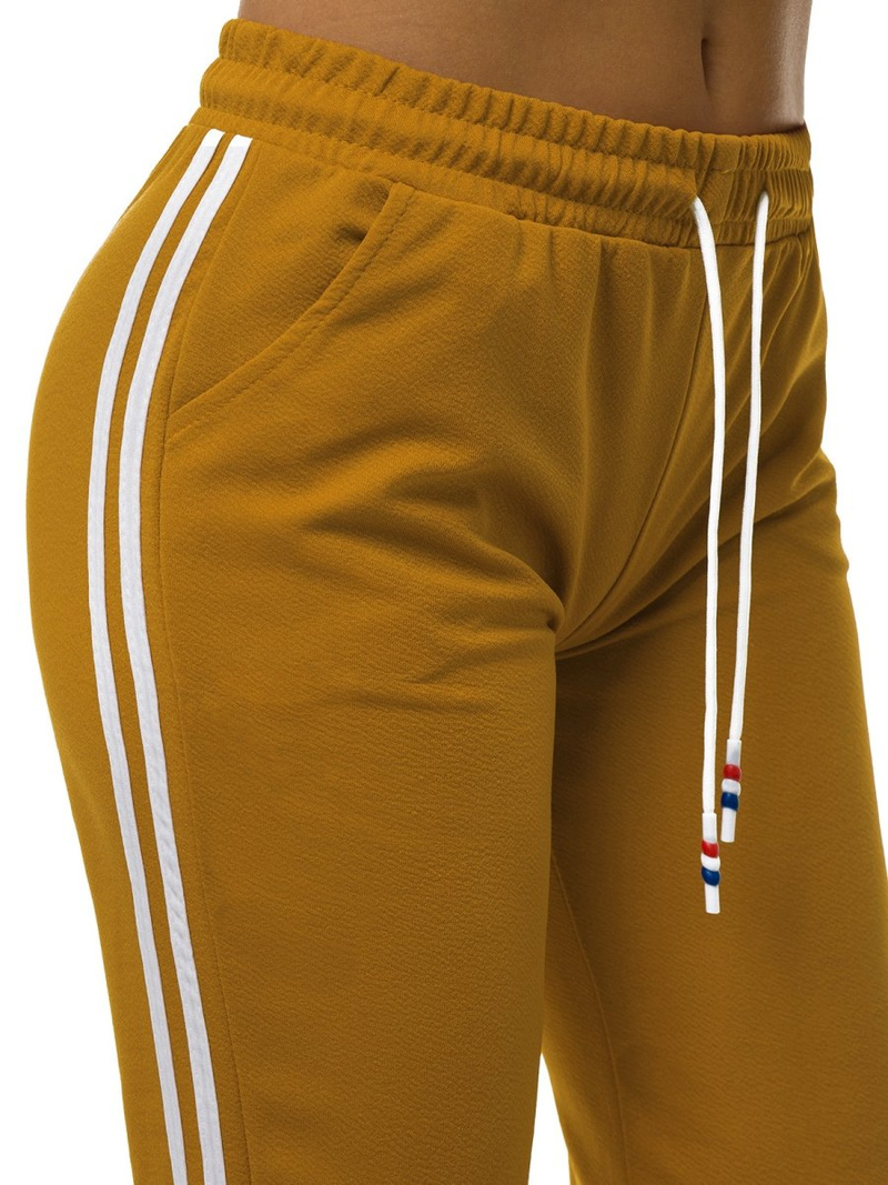 Spodnie dresowe damskie camel OZONEE JS/1020/A10