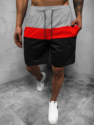 Шорти чоловічі Чорно-Червонi OZONEE JS/KS2565