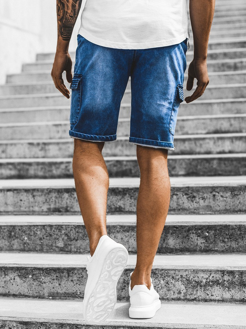 Шорти джинсові чоловічі Синi OZONEE RF/HY330/2