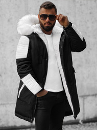 Куртка зимова чоловіча Чорно-Бiла OZONEE O/5832/22Z