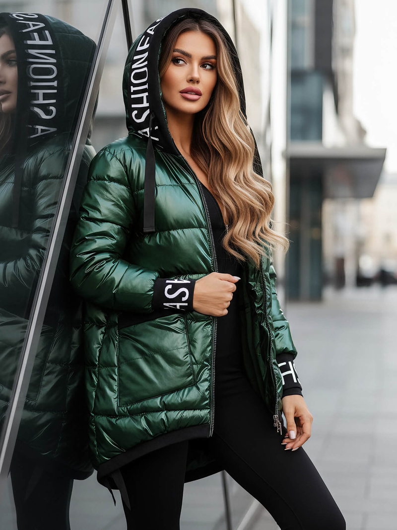 Куртка жіноча Зелена OZONEE JS/5M3188/238Z