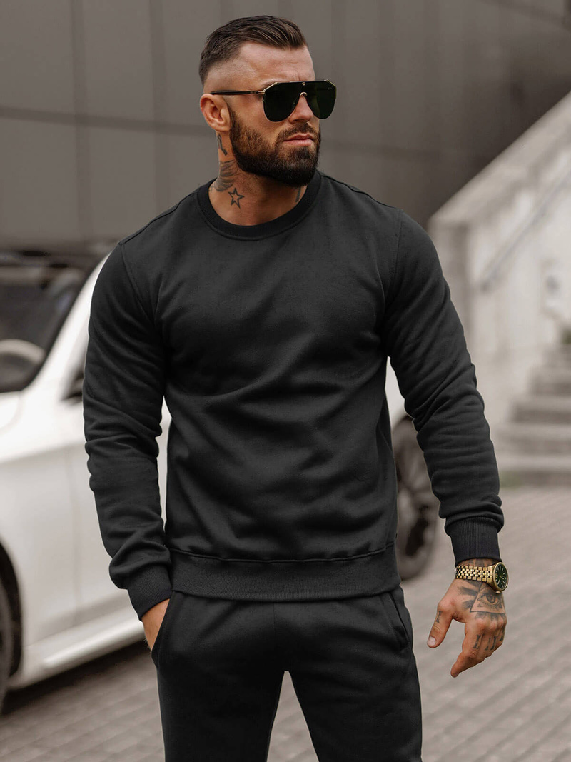 Спортивний костюм чоловічій Чорний OZONEE JS/68C10380/3Z