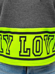 Жіноча Толстовка графіт OZONEE JS/KSW2034