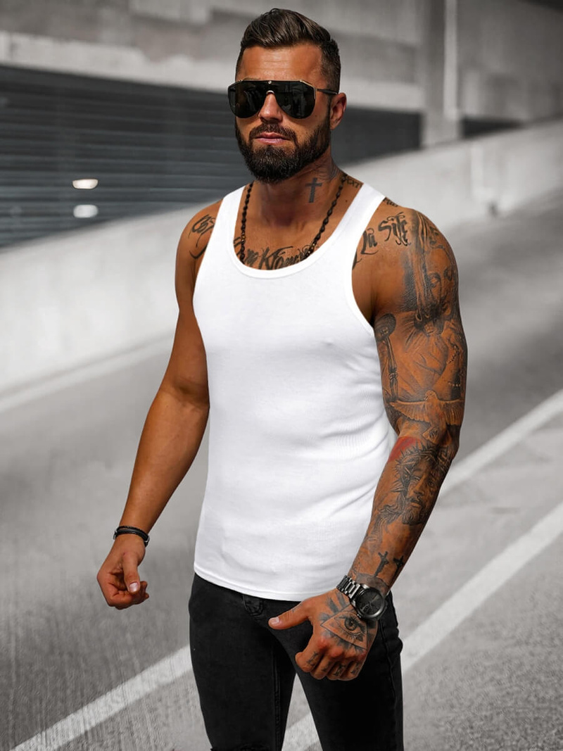 Майка чоловіча Бiла OZONEE JS/NB002