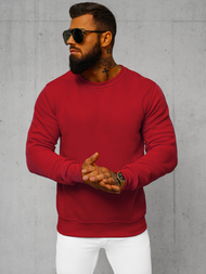 Bluza męska ciemno-czerwona OZONEE JS/2001-10Z