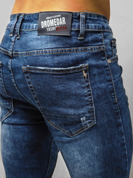 Spodnie jeansowe męskie niebieskie OZONEE DR/TF093Z