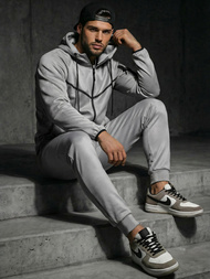 Komplet dresowy męski szary OZONEE JS/8C1966/2