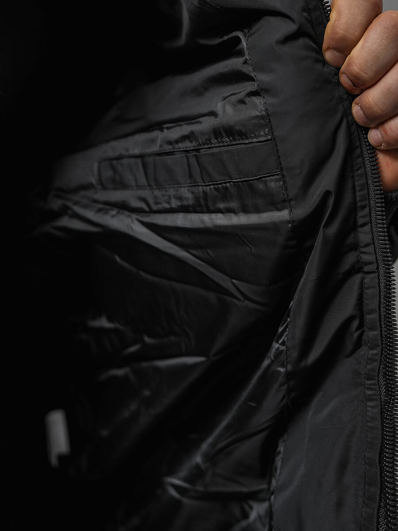 Куртка чоловіча Чорна OZONEE JS/27M8111