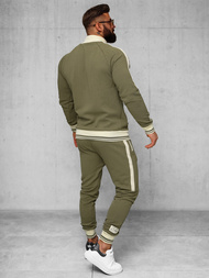 Komplet dresowy męski khaki OZONEE O/FF5030AB