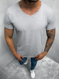 T-Shirt męski szary OZONEE O/1210Z