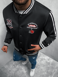 Bluza męska rozpinana czarna OZONEE JS/B10157