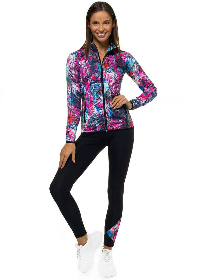 Жіночий спортивний костюм з трьох частин Кольоровий OZONEE O/MS017