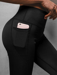 Legginsy damskie czarne OZONEE O/XL002/1