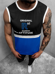 Футболка чоловіча Синя OZONEE JS/SS11082Z