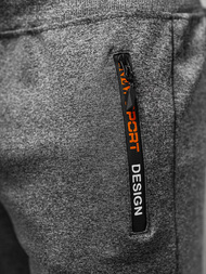 Spodenki dresowe męskie grafitowe OZONEE JS/8K296