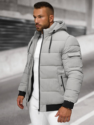 Kurtka męska pikowana szara OZONEE JS/31M5006Z