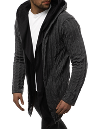 Толстовка чоловіча Темно-сіра OZONEE MACH/2138