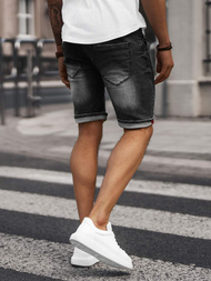 Чоловічі джинсові шорти чорні OZONEE NB/MP0044NZ