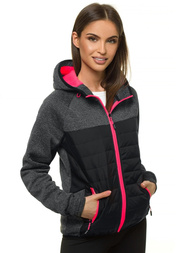 Куртка жіноча Чорна OZONEE JS/KSW4002