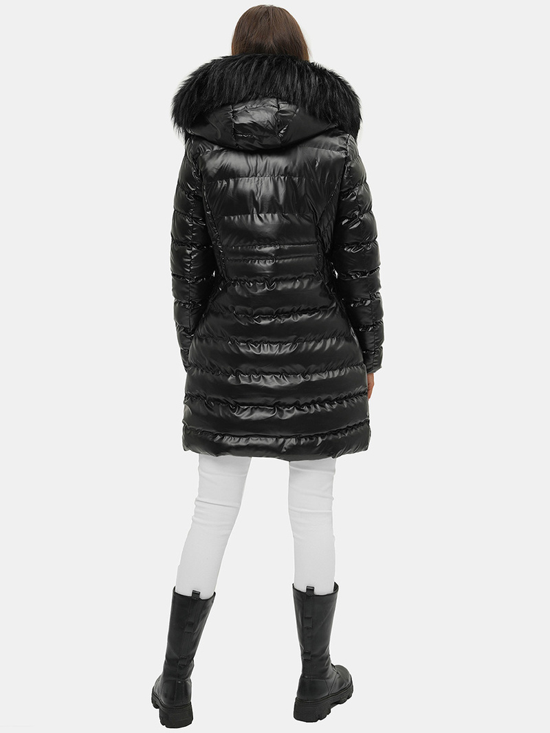 Куртка жіноча Чорна OZONEE JS/M777/392A