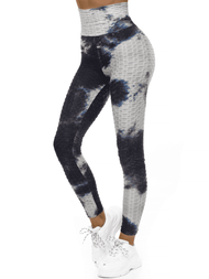 Legginsy damskie granatowo-szare OZONEE JS/YW88029