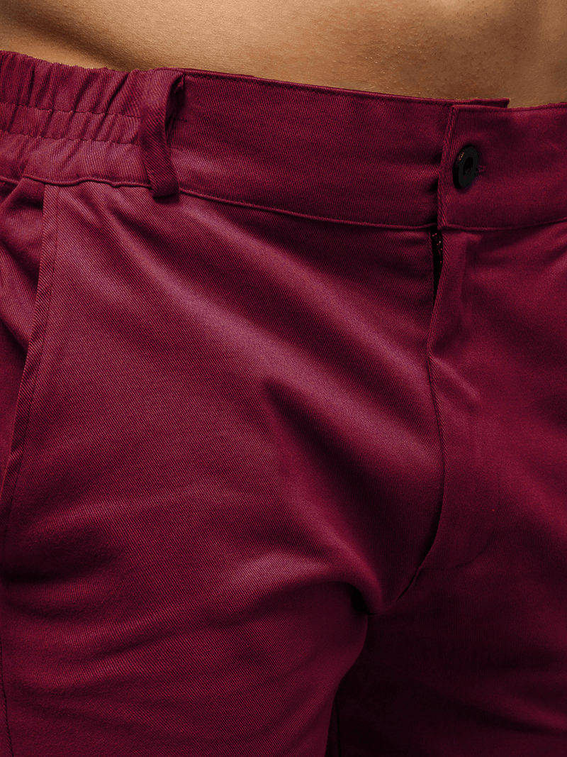 Штани чоловічі джоггери Бордовi OZONEE C/109