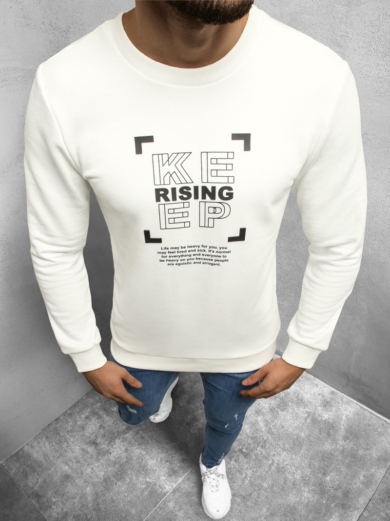 Bluza męska ecru OZONEE B/21402053