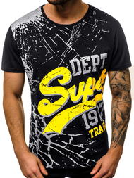 Футболка чоловіча Чорний OZONEE JS/KS1942