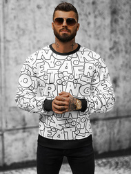 Bluza męska biała OZONEE JS/8B1136/1