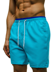 Spodenki kąpielowe męskie turkusowe OZONEE ST007-8