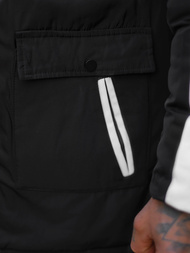 Куртка зимова чоловіча Чорно-Бiла OZONEE O/5832/22Z