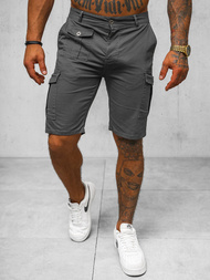 Шорти джинові чоловічі Графітові OZONEE NB/MP0188GS