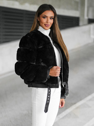 Куртка жіноча чорна OZONEE JS/11Z8080Z