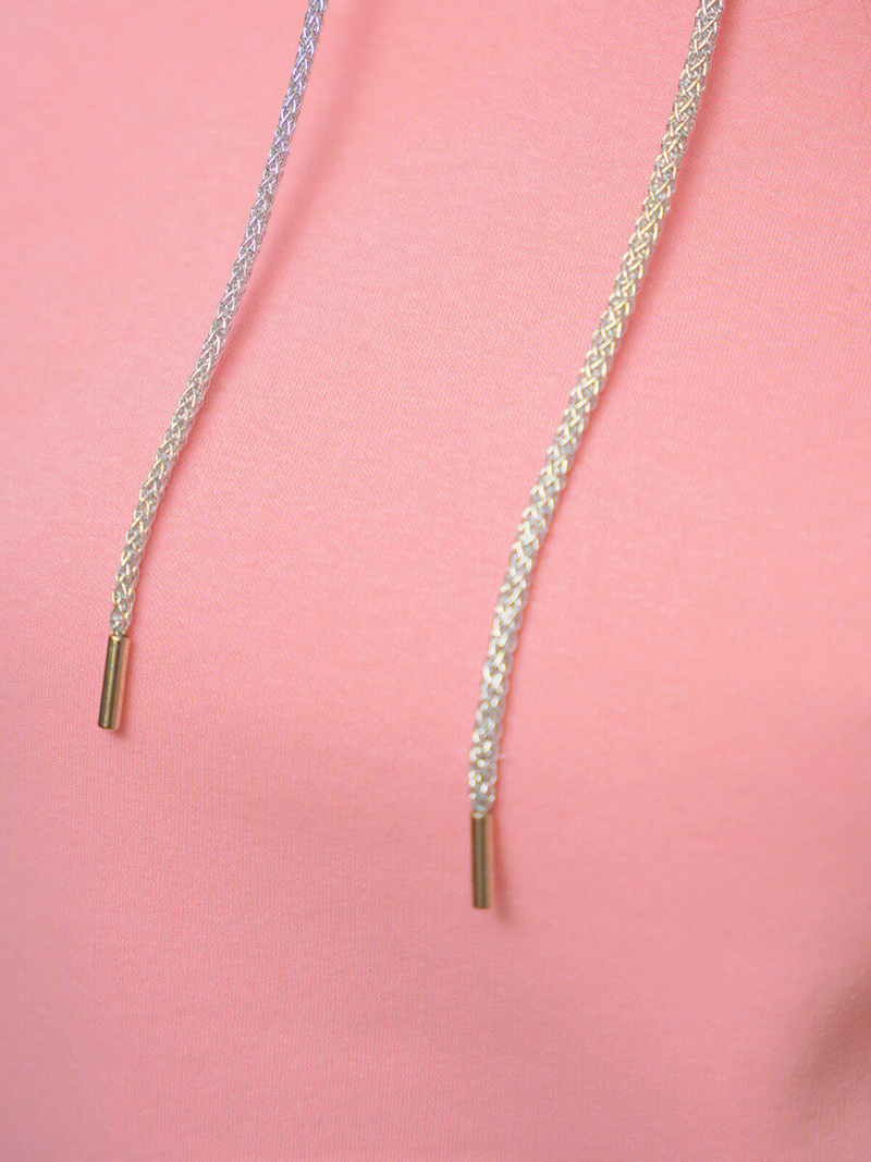 Bluza z kapturem damska jasno-różowa OZONEE O/12102