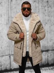 Kurtka zimowa męska beżowa OZONEE JS/22M317/62