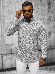 Класична сорочка чоловіча сірий OZONEE O/V63