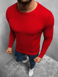 Sweter męski ciemnoczerwony OZONEE TMK/YY01/6