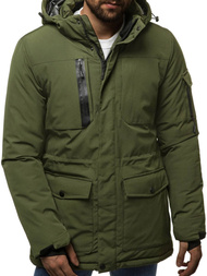 Kurtka zimowa męska khaki OZONEE O/9803