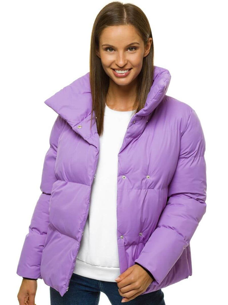 Kurtka zimowa damska fioletowa OZONEE JS/M23062/1