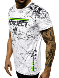 T-Shirt męski biały OZONEE JS/SS10917